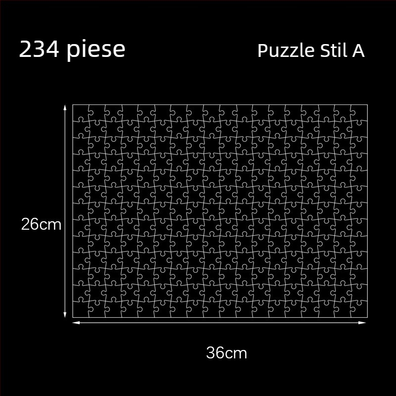 Puzzle 3D din acril transparent, 49 de piese, pentru asamblare DIY