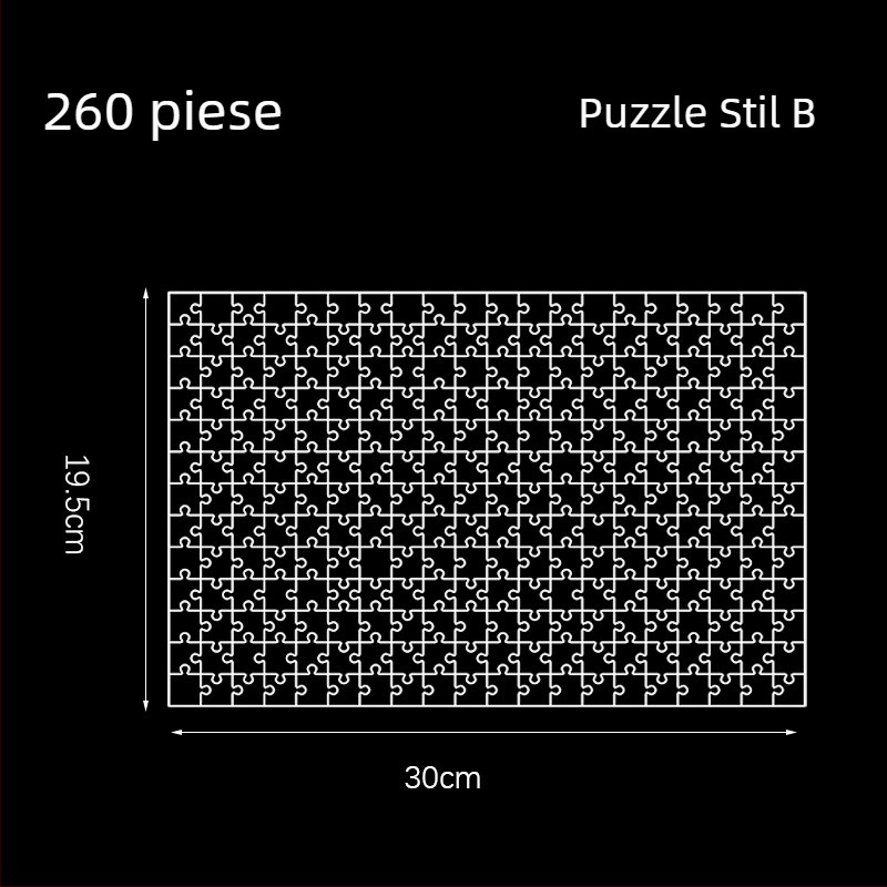 Puzzle 3D din acril transparent, 49 de piese, pentru asamblare DIY