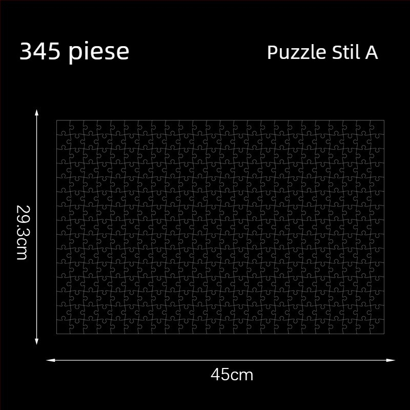 Puzzle 3D din acril transparent, 49 de piese, pentru asamblare DIY
