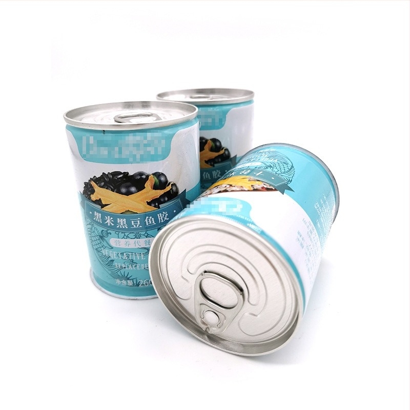 Cutie metal Tinplate pentru lapte praf, rotundă, imprimare offset, capacitate 500, alimentară