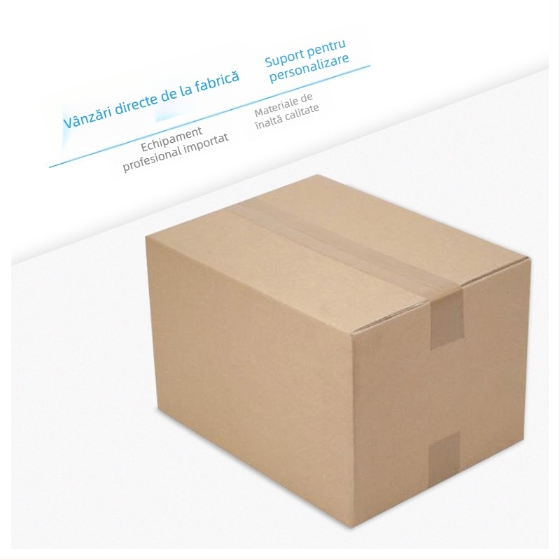 Cutie din carton, carton ondulat cu cinci straturi, grosime 6 mm, greutate netă 0,2 kg, 230 gsm, tăiere prin ștanțare