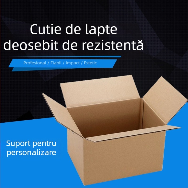 Cutie din carton, carton ondulat cu cinci straturi, grosime 6 mm, greutate netă 0,2 kg, 230 gsm, tăiere prin ștanțare