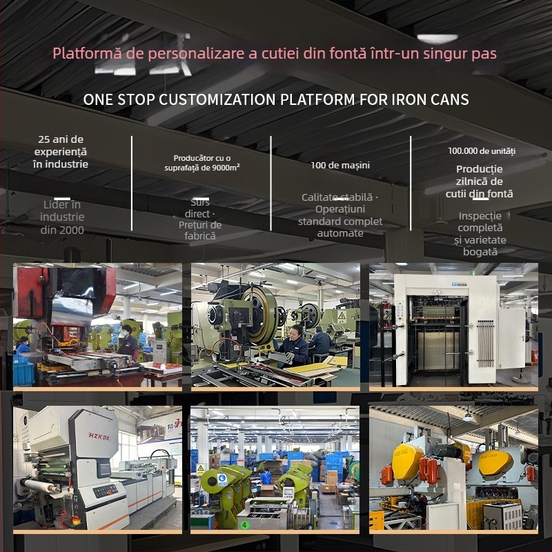 Ambalaj pentru hrană de animale în conservă din tablă, conservă rotundă din tablă, cu opțiuni de imprimare personalizate (embossing, mat lucios, UV, serigrafie, laser)