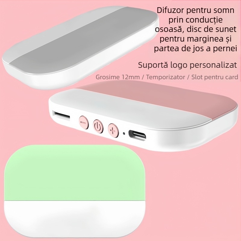 Sistem de difuzoare pentru pernă pentru somn, cu difuzoare duale, Bluetooth 5.3, 20Hz–20kHz, SNR ≥70dB