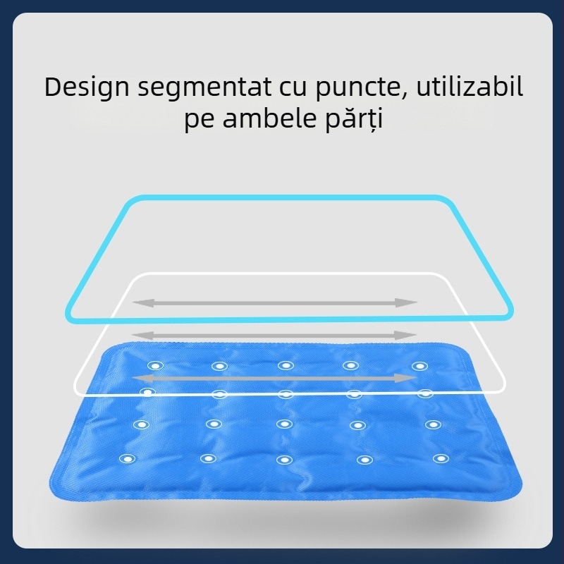 Pad de gel răcoritor – Iger Kangaroo, PVC, umplutură cu cristale de gheață, pentru prevenirea insolației și răcire, personalizare disponibilă