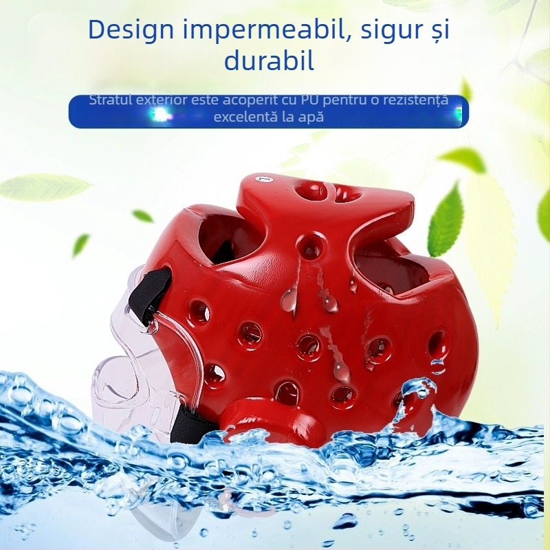 Casca de box cu strat de spumă din bumbac, stil vertical, 0.35 kg, pentru arte marțiale, autoapărare și echipament de protecție sportiv