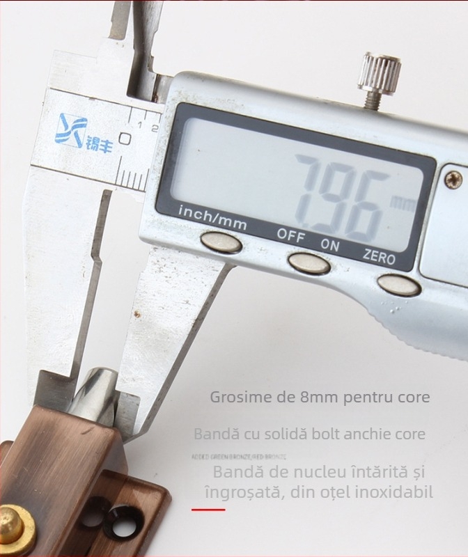 Încuietoare de ușă din oțel inoxidabil cu arc, pentru uși și ferestre (modelul 005; material: oțel inoxidabil; suprafață: ștampilat; stil: minimalist modern)