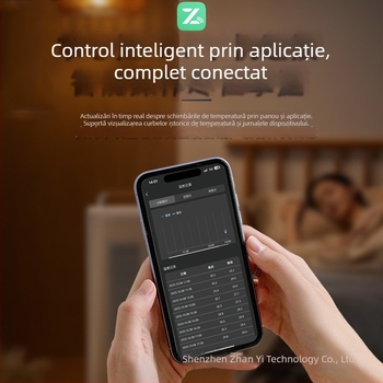 Termostat digital WiFi încorporat pentru încălzire și răcire - controler de temperatură pentru congelator industrial, întrerupător pe panou, 110-220V