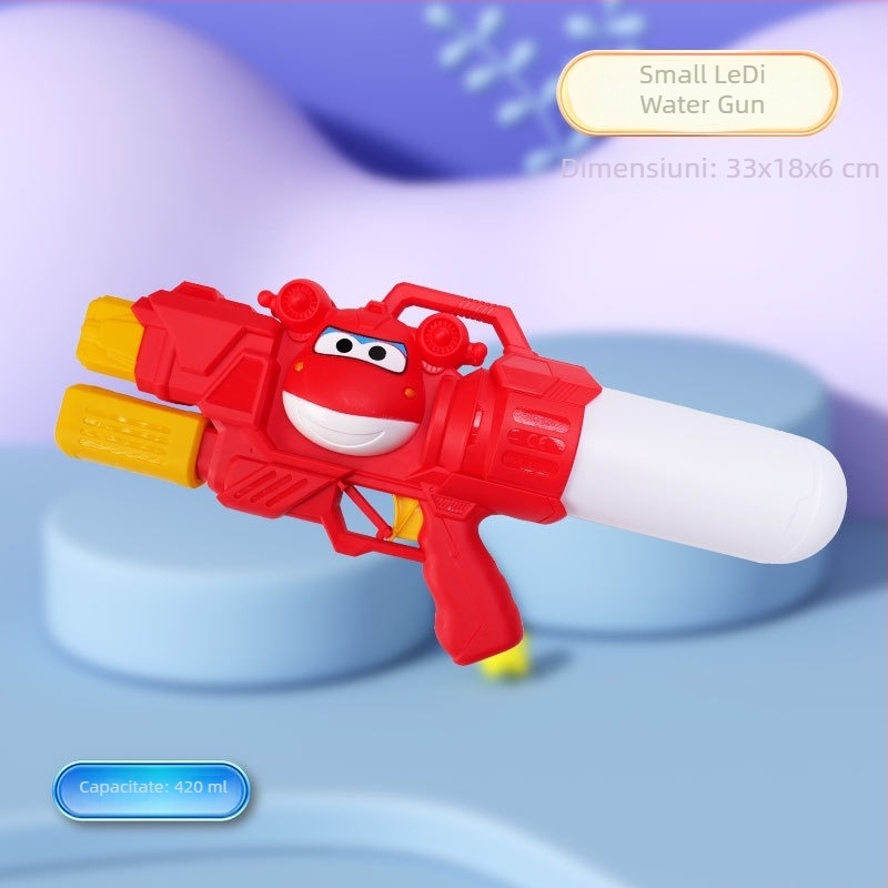 Pistol de apă cu rucsac, capacitate mare, din plastic, jucărie interactivă pentru copii 4–6 ani