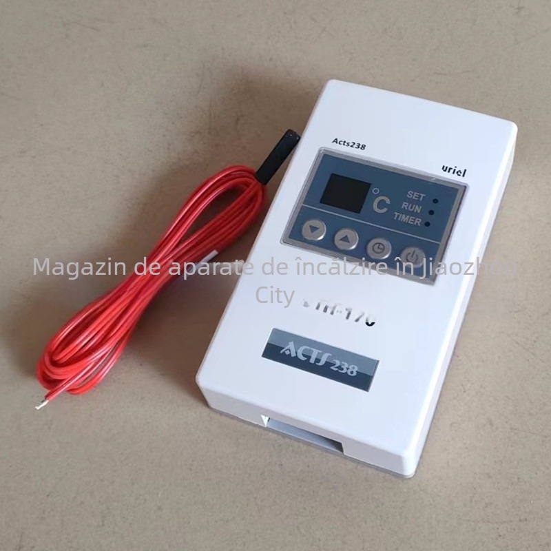 Termostat cu afișaj digital pentru folie încălzitoare electrică – control inteligent al temperaturii, 0-60°C, precizie ±2°C, 220V cablare