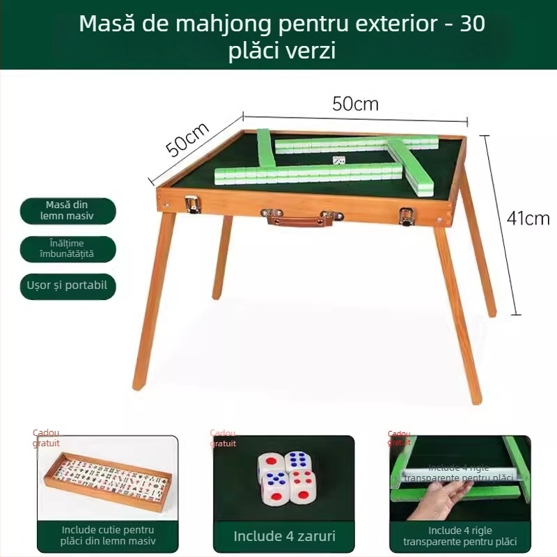 Piese mini Mahjong cu litere și cuvinte în engleză, ediție Pinyin pentru dezvoltarea gândirii copiilor