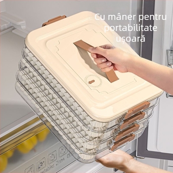 Cutie pentru colțunași – PP material, alimentară, etanșă, pentru congelare