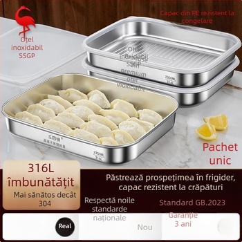 Cutie congelator pentru găluțe, calitate alimentară, oțel inoxidabil 316, THGJ-014, stil simplu