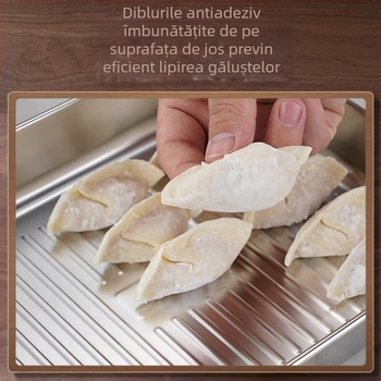 Cutie congelator pentru găluțe, calitate alimentară, oțel inoxidabil 316, THGJ-014, stil simplu