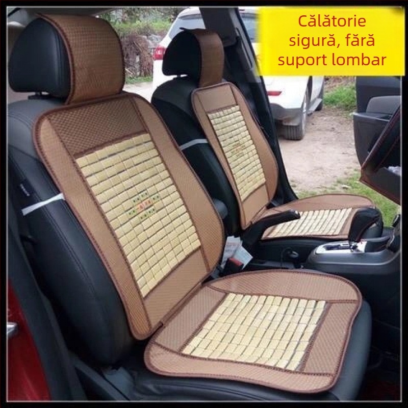 Perna de scaun auto ventilată, cu suprafață din bambus și umplutură goose down, pentru vară, marcă Unique