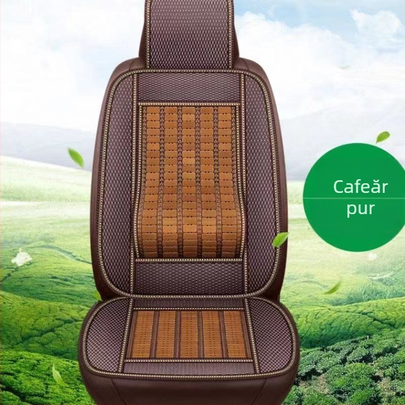 Perna de scaun auto ventilată, cu suprafață din bambus și umplutură goose down, pentru vară, marcă Unique