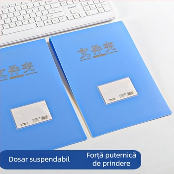 Fișier suspendat A4 cu un singur clip puternic — clip vertical pentru birou, PP, Shanghui 6404
