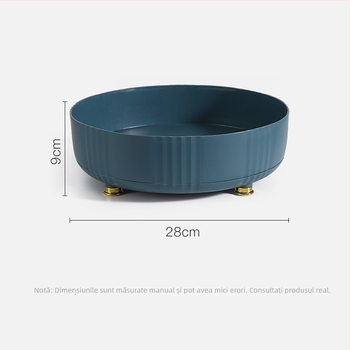 Raft rotativ pentru condimente, din plastic, design minimalist modern, 1 buc.