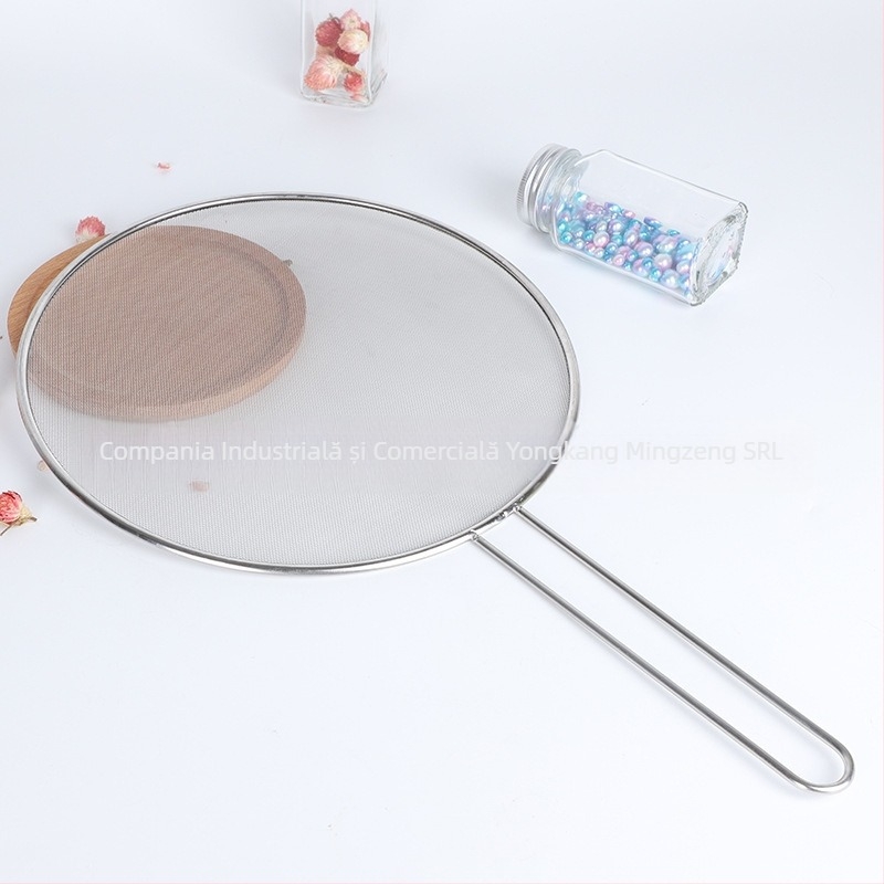 Filtru de ulei din oțel inoxidabil cu capac anti-explozie | Mingzeng, stil modern minimalist, logo imprimat, procesare personalizată