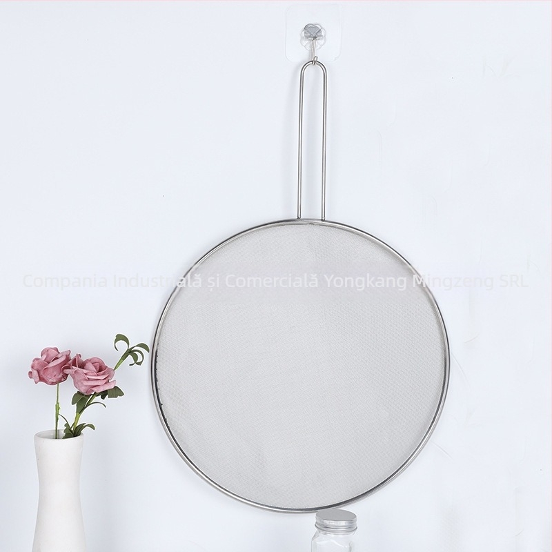 Filtru de ulei din oțel inoxidabil cu capac anti-explozie | Mingzeng, stil modern minimalist, logo imprimat, procesare personalizată