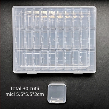 Cutie de depozitare cu grilaj transparent, capac rabatabil, rezistentă la praf, capacitate 2 L