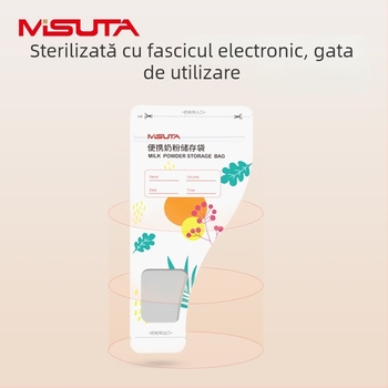 Pungă de depozitare a laptelui praf pentru bebeluși - de unică folosință, portabilă, sigilată, porții MISUTA MST9889 (vârsta 0-3 ani)
