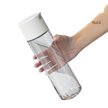 Sticlă de ulei pentru bucătărie, cu deschidere-închidere automată, capacitate mare; potrivită pentru sos de soia, oțet și ulei.