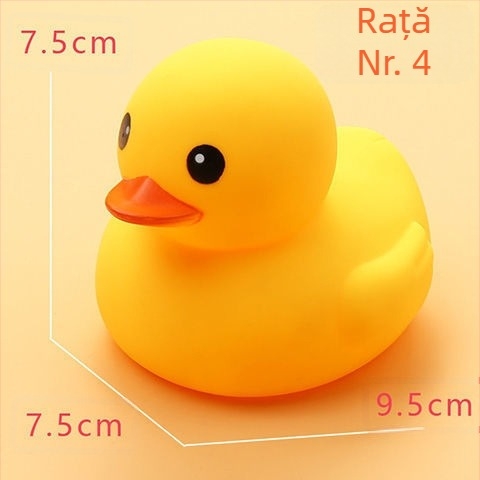 Jucărie de baie — rață pentru bebeluși, PVC, funcție pescuit, joc cu apă, ambalaj cutie colorată, pentru 0-3 ani, certificare 3C 2021152202035066