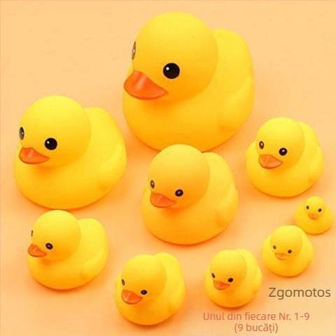 Jucărie de baie — rață pentru bebeluși, PVC, funcție pescuit, joc cu apă, ambalaj cutie colorată, pentru 0-3 ani, certificare 3C 2021152202035066