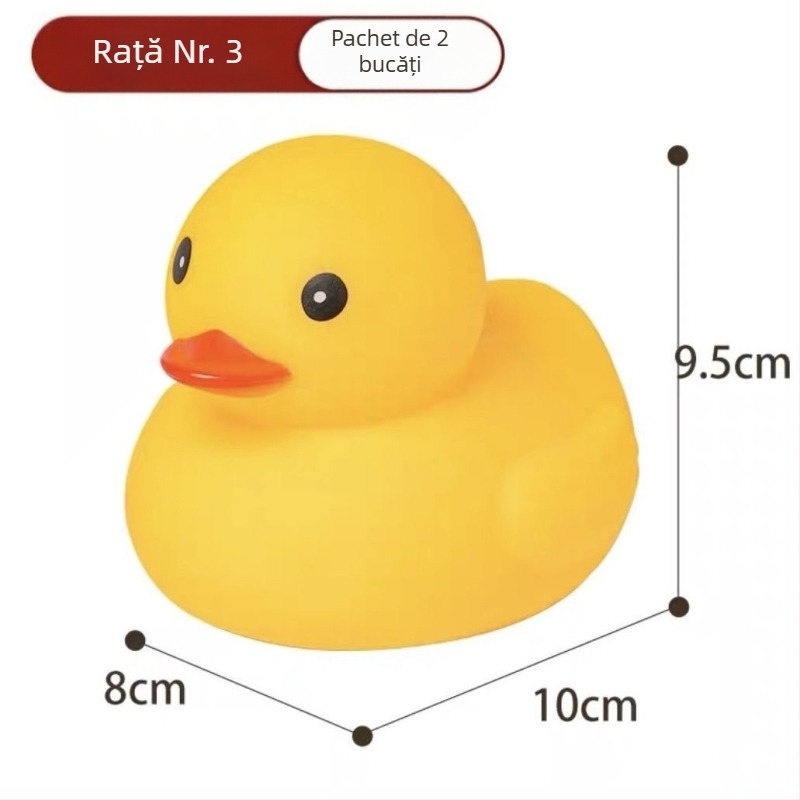 Jucărie de baie — rață pentru bebeluși, PVC, funcție pescuit, joc cu apă, ambalaj cutie colorată, pentru 0-3 ani, certificare 3C 2021152202035066