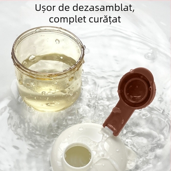 Xinbaole Cutie PPSU pentru lapte praf pentru bebeluși – portabilă, compartiment unic pentru o masă, materiale PPSU/PP, stil desenat proaspăt și drăguț, pentru bebeluși peste 3 luni, 1 bucată