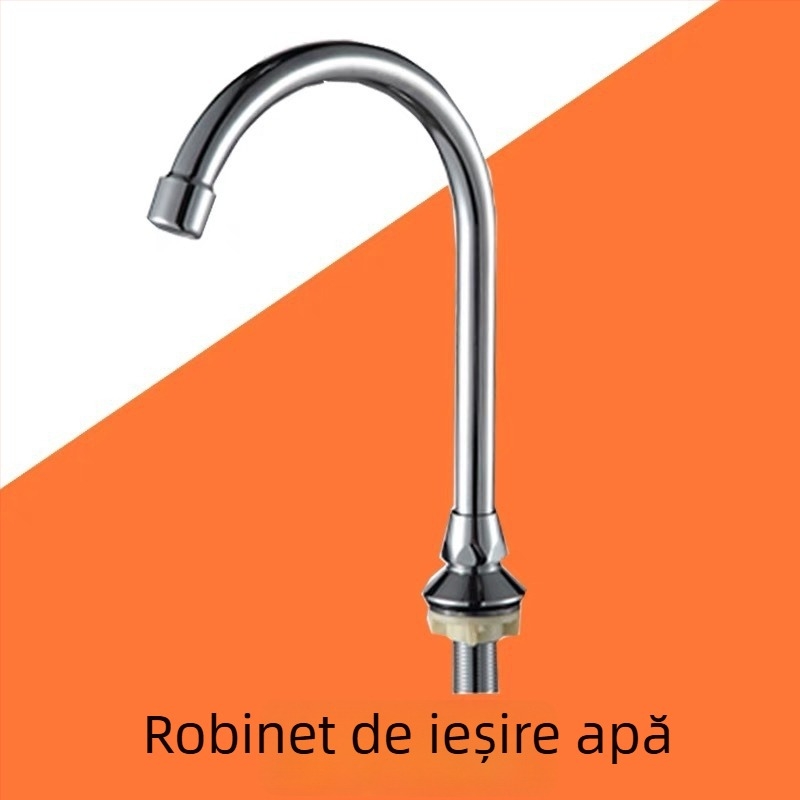 Robinet pedalat pentru chiuvetă, corp din cupru, pentru laboratoare; spălare instantanee; presiune 1,2 MPa