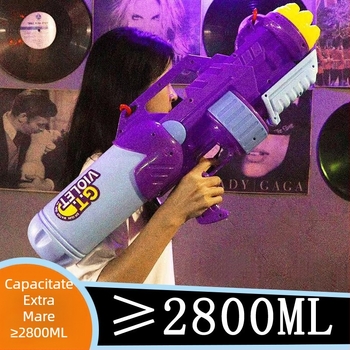 Puști de apă pentru copii — plastic, capacitate 2800 ml, ambalaj PP, potrivit pentru copii 7–14 ani