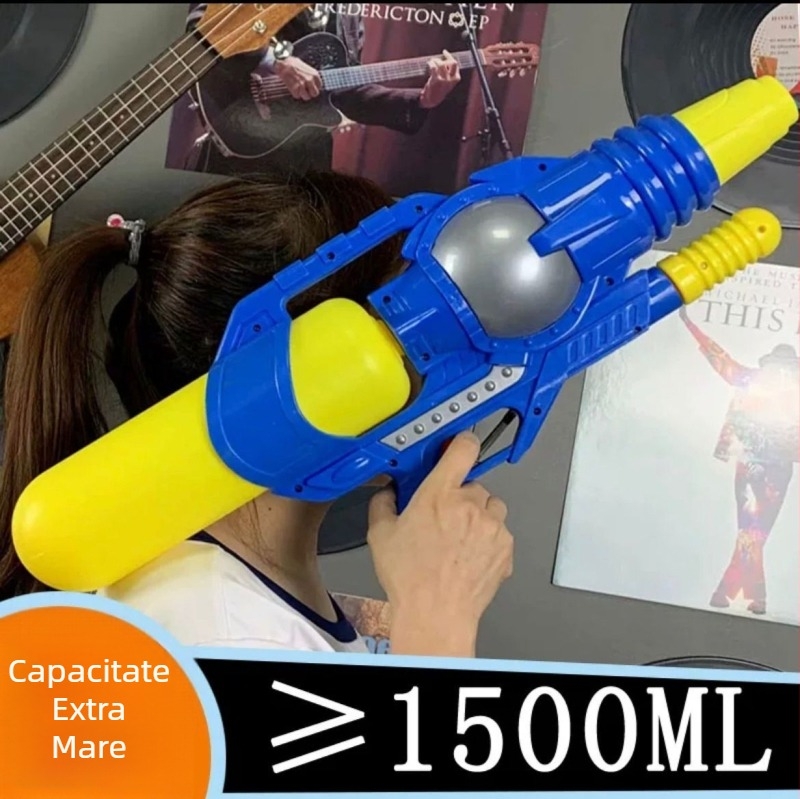 Puști de apă pentru copii — plastic, capacitate 2800 ml, ambalaj PP, potrivit pentru copii 7–14 ani