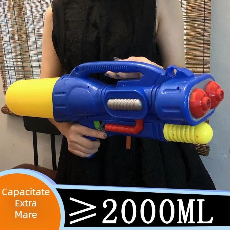 Puști de apă pentru copii — plastic, capacitate 2800 ml, ambalaj PP, potrivit pentru copii 7–14 ani