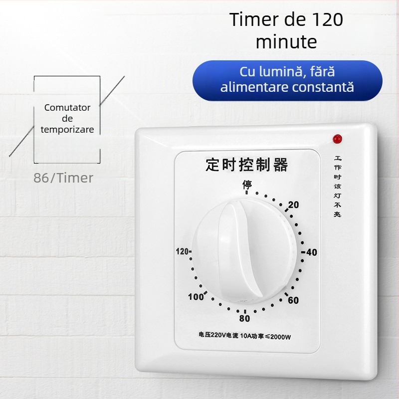 Timer mecanic de 60 minute pentru pompă de apă, 220V, montaj tip 86
