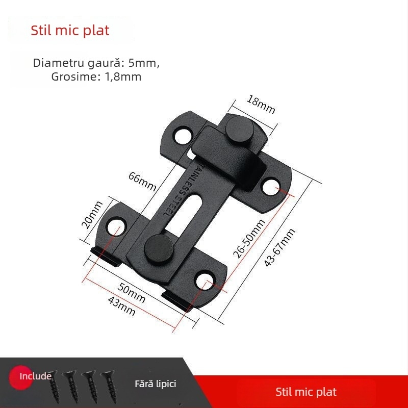 Încuietoare de ușă tip fluture – Brand Unique – Stil modern simplu