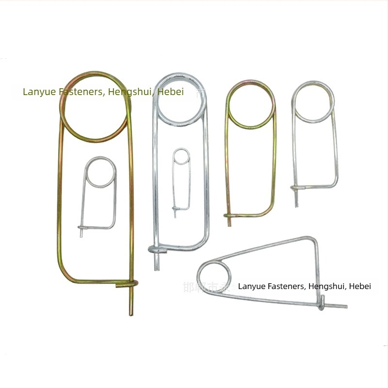 Lan Yue știfturi cu arc din oțel carbon, știfturi de siguranță, tip dreptunghiular, zincate, DIN11023 standard, pini de poziționare