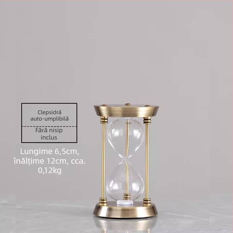 YIECGY Clepsidră din aliaj de zinc – turnat, ornament de agățat