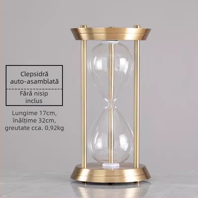YIECGY Clepsidră din aliaj de zinc – turnat, ornament de agățat
