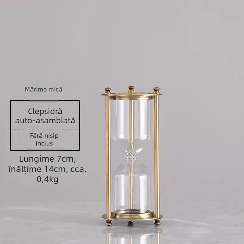 YIECGY Clepsidră din aliaj de zinc – turnat, ornament de agățat