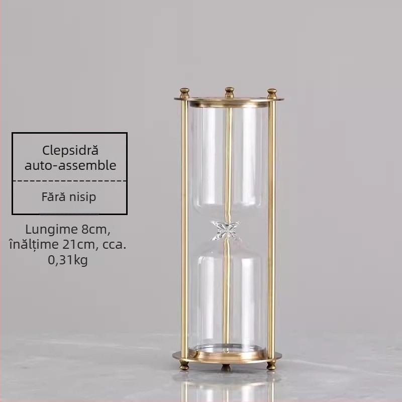 YIECGY Clepsidră din aliaj de zinc – turnat, ornament de agățat