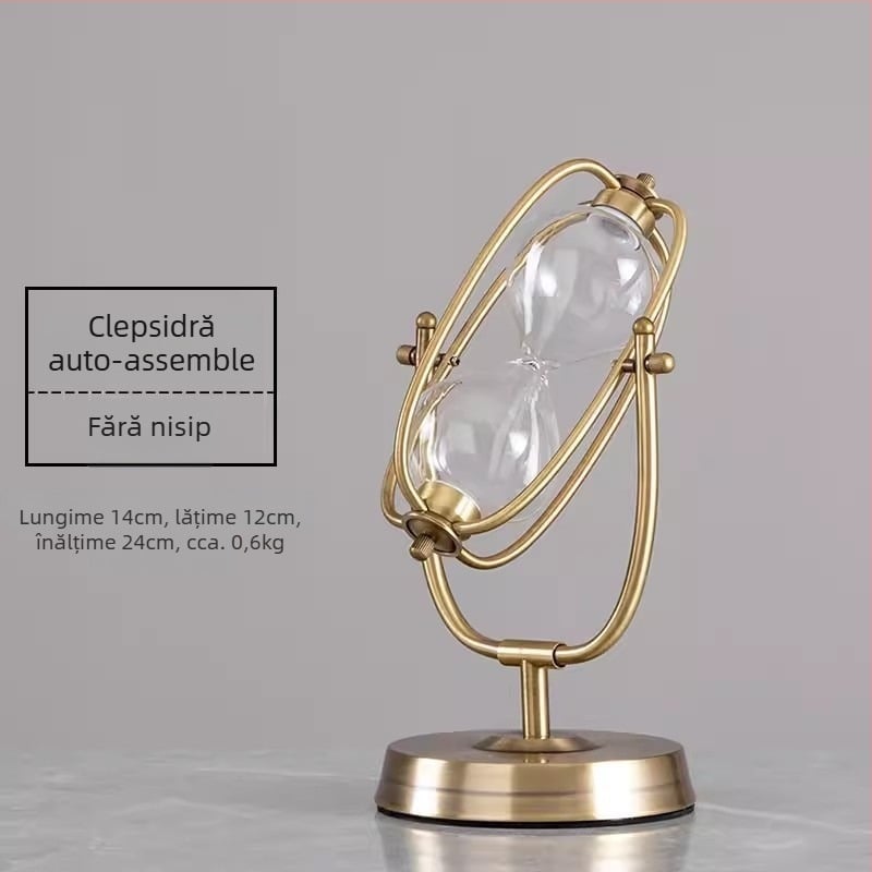 YIECGY Clepsidră din aliaj de zinc – turnat, ornament de agățat
