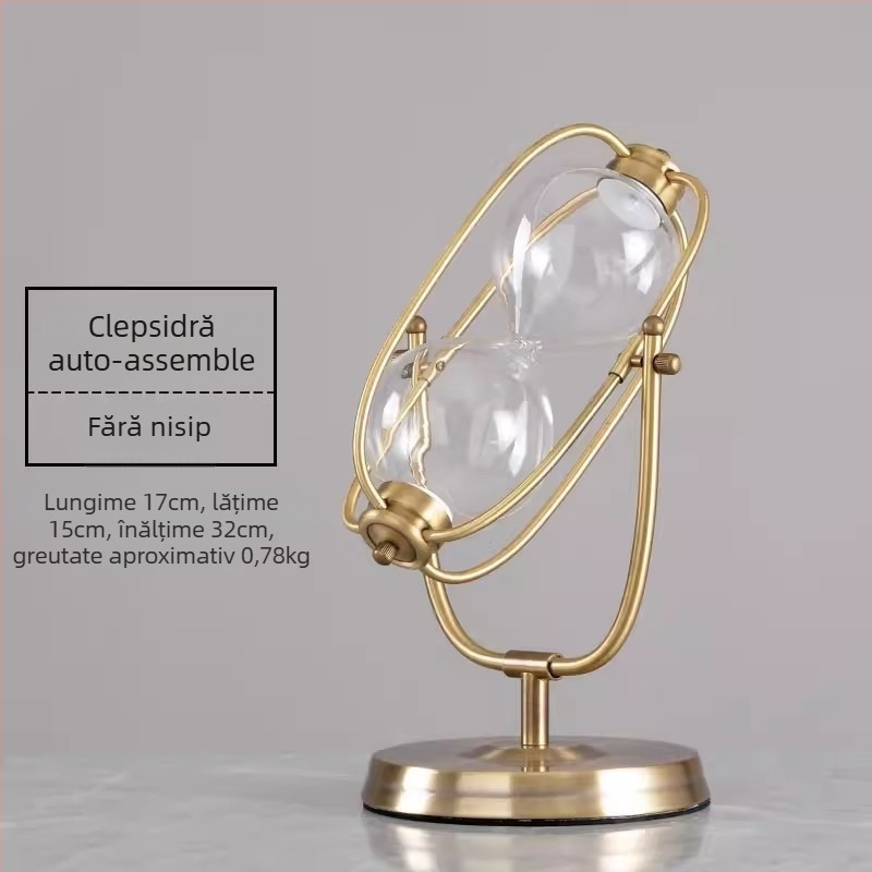 YIECGY Clepsidră din aliaj de zinc – turnat, ornament de agățat
