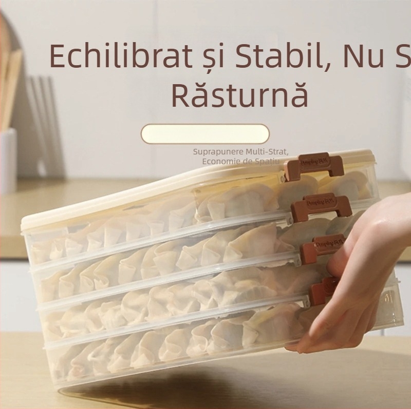 Cutie pentru colțunași, mare capacitate, multistrat, din plastic, păstrează prospețimea, sigilată