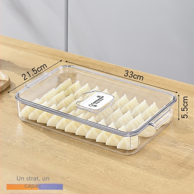 Cutie de frigider Happy roll, pentru păstrarea prospețimii, stil japonez, material PET