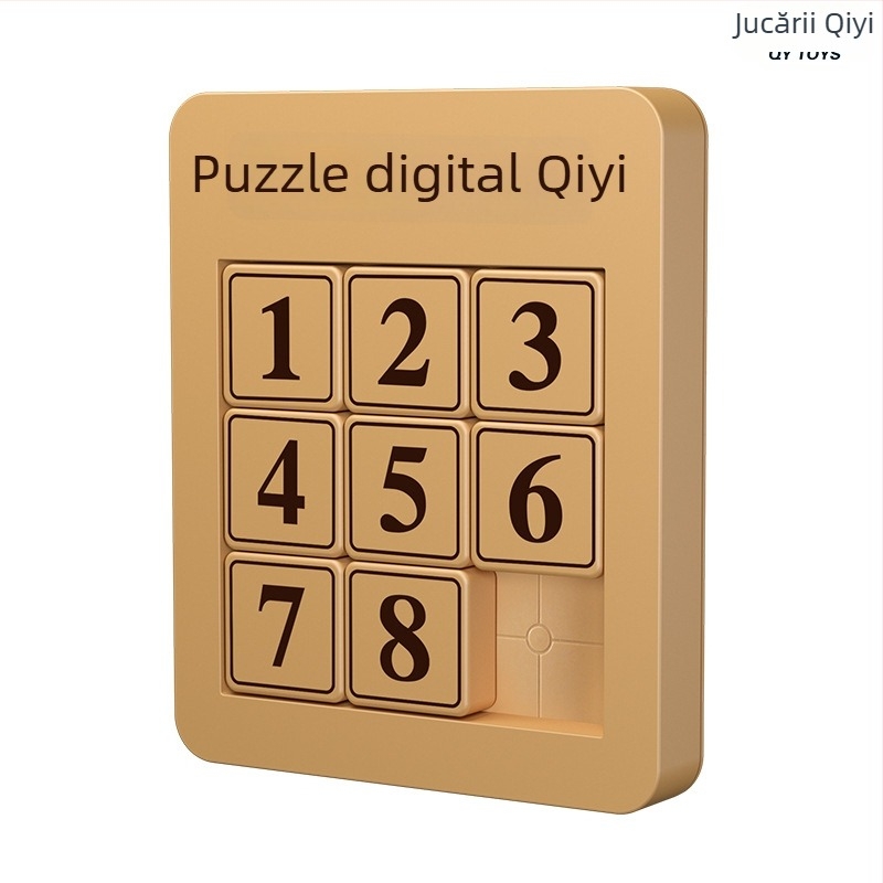 Puzle magnetic Huarong Road pentru copii – plastic, puzzle glisant magnetic, vârsta 7–14 ani, configurații 8/15/24/35/48, antrenament pentru răbdare