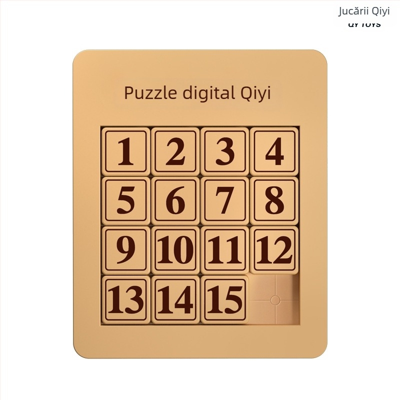 Puzle magnetic Huarong Road pentru copii – plastic, puzzle glisant magnetic, vârsta 7–14 ani, configurații 8/15/24/35/48, antrenament pentru răbdare