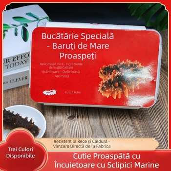 Cutie de ambalaj pentru castravetele de mare – portabilă, păstrează prospețimea, sigilare etanșă – plastic alimentar, imprimare logo