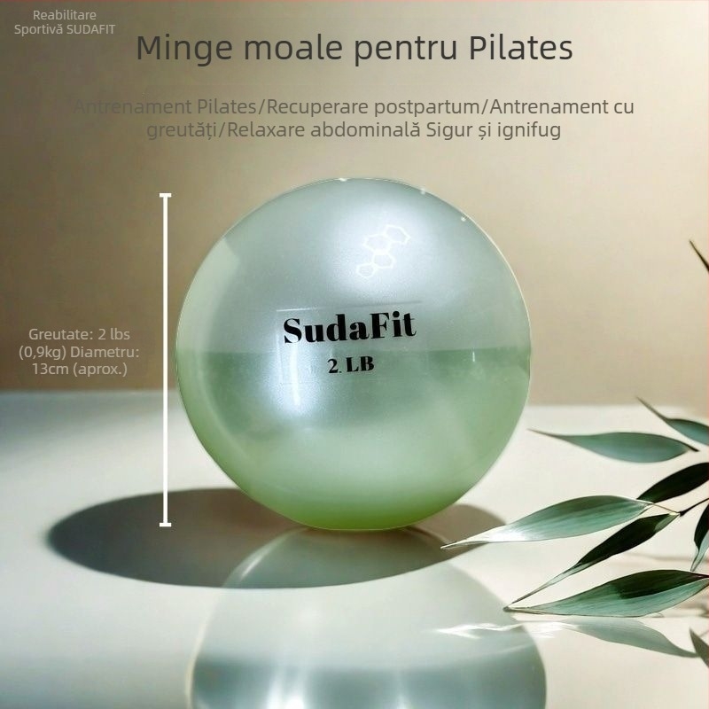 Minge de Pilates pentru antrenamentul mușchilor pelvieni – minge moale, umplută cu apă, din PVC, pentru reabilitare postpartum